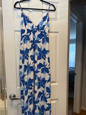 Target a new day Blue and White Floral Maxi Dress